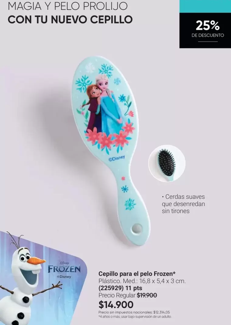 Frozen - Cepillo para el pelo