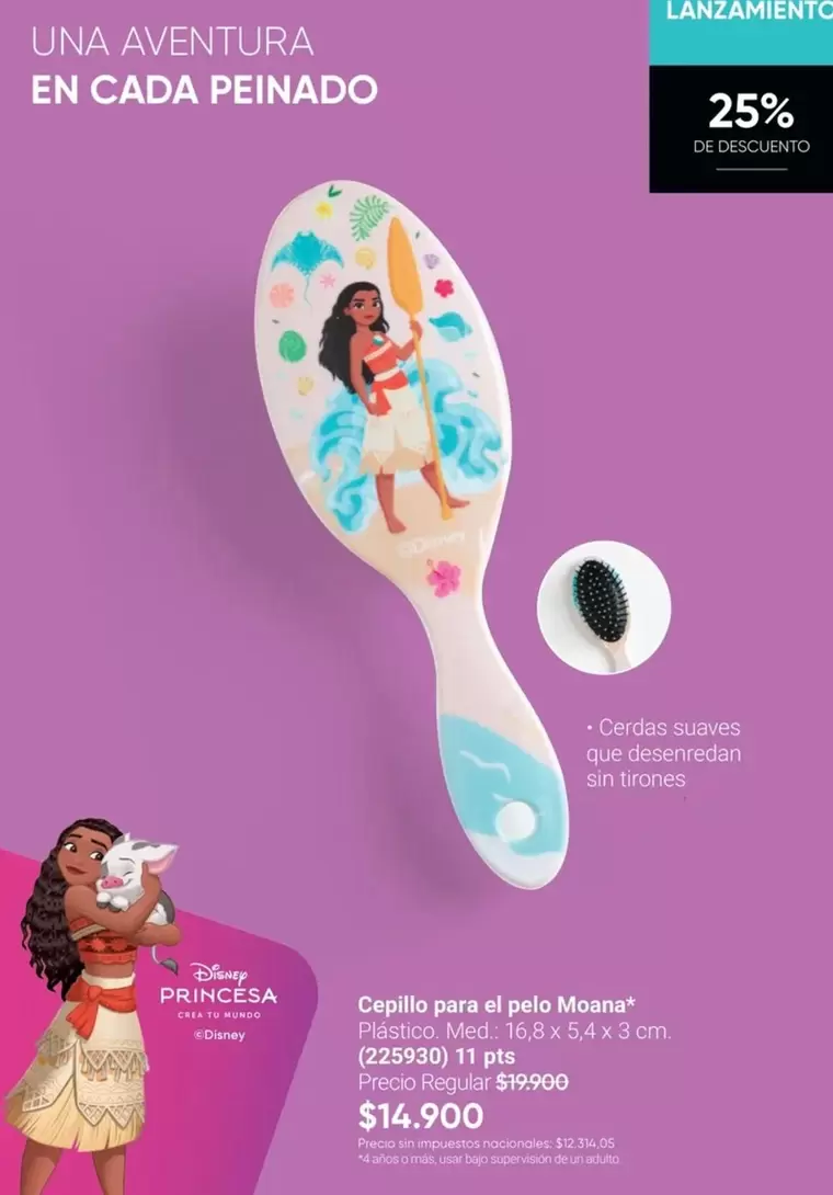 Disney - Cepillo para el pelo Moana