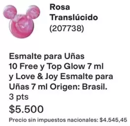 Love - Rosa Translúcido (207738)