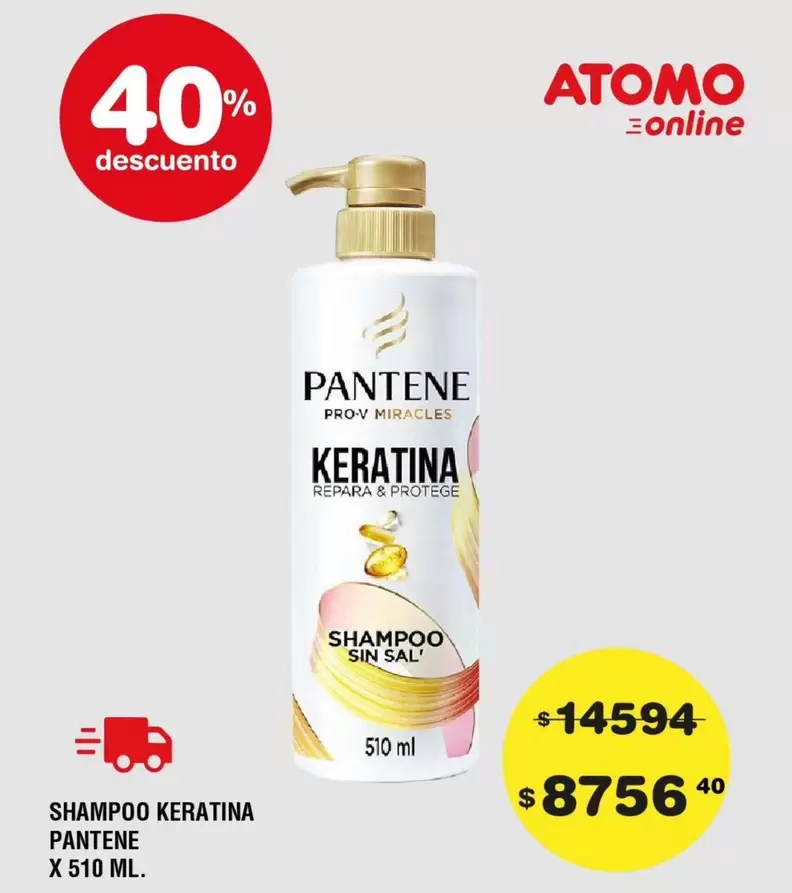 Pantene - Shampoo Keratina Repara & Protege