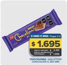 Chocolinas - Galletitas Chocolate