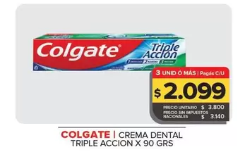 Colgate - Crema Dental Triple Accion