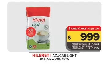 Hileret - Azucar Light