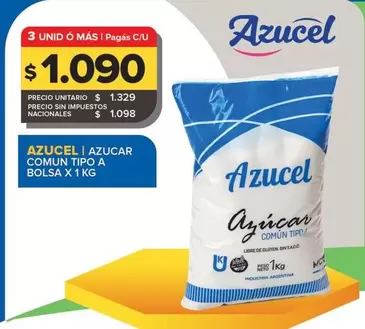 Azucel - Azucar Comun Tipo A