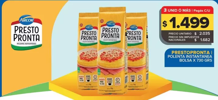 Presto Pronta - Polenta Instantanea