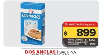 Dos Anclas - Sal Fina Estuche