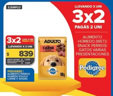 Pedigree - Alimento Húmedo Carne