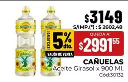 cañuelas - Aceite Girasol