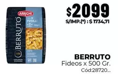 X$ - Fideos Fusilli