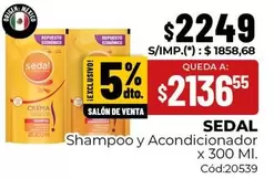 Sedal - Shampoo y Acondicionador