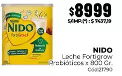 Nido - Leche Fortigrow Probióticos