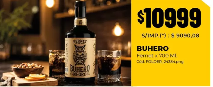 Buhero - Fernet x 700 ML
