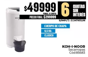 Koh-i-noor - Secarropas C
uevoacute;d:85683