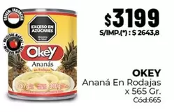 Okey - Ananá En Rodajas