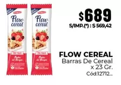 Flow - Cereal Barras De Cereal x 23 Gr.