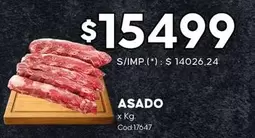 X$ - ASADO x Kg Cod.17647