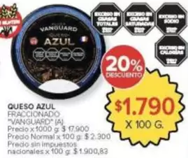 X$ - QUESO AZUL FRACCIONADO
