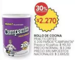 Campanita - ROLLO DE COCINA PRACTICORTES