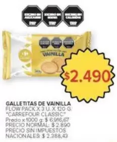 Flow - GALLETITAS DE VAINILLA
