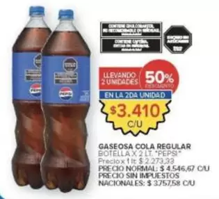Pepsi - GASEOSA COLA REGULAR