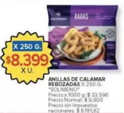 X$ - ANILLAS DE CALAMAR REBOZADAS