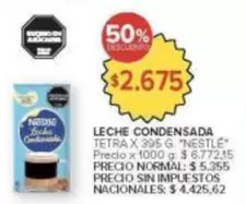 Nestlé - LECHE CONDENSADA TETRA