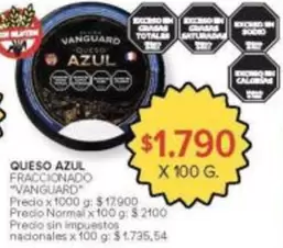 X$ - QUESO AZUL FRACCIONADO