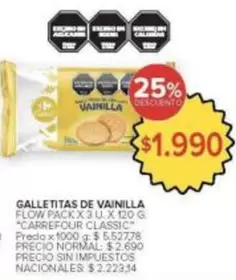Flow - GALLETITAS DE VAINILLA