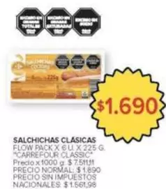 Flow - SALCHICHAS CLÁSICAS