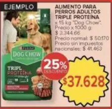 Dog Chow - ALIMENTO PARA PERROS ADULTOS TRIPLE PROTEINA