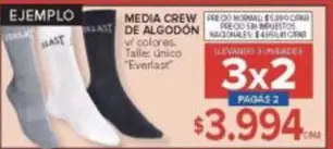 Everlast - MEDIA CREW DE ALGODÓN