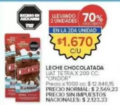 Cindor - LECHE CHOCOLATADA UAT