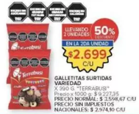 Terrabusi - Galletitas surtidas variedad