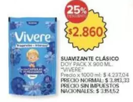 Vivere - SUAVIZANTE CLÁSICO