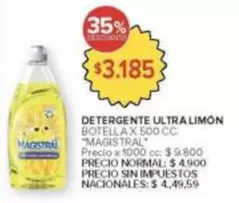Magistral - DETERGENTE ULTRA LIMÓN