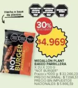 X$ - MEDALLÓN PLANT BASED PARRILLERA