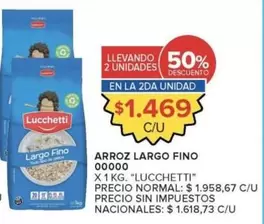 Lucchetti - ARROZ LARGO FINO 00000