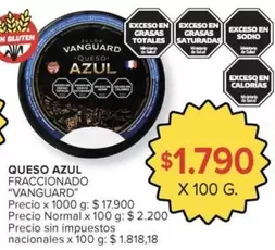 X$ - QUESO AZUL FRACCIONADO