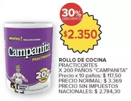 Campanita - ROLLO DE COCINA PRACTICORTES