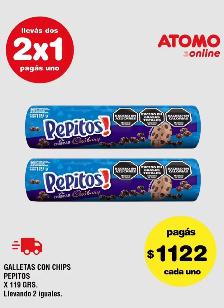 Pepitos - Galletas con chips