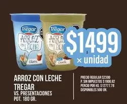 Tregar - ARROZ CON LECHE