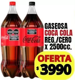 Coca cola - GASEOSA COCA COLA REG./ZERO