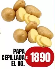 1890 - PAPA CEPILLADA