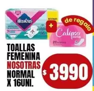 Nosotras - TOALLAS FEMENINA NORMAL