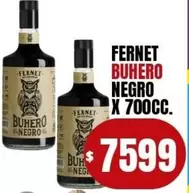 Buhero - FERNET BUHERO NEGRO