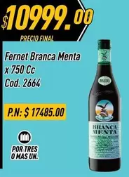 Fernet Branca -  Menta Cod. 2664