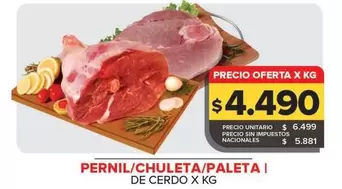 Pernil/Chuleta/Paleta