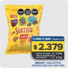 Bagley - Galletitas Surtido 