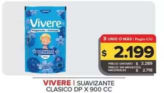 Vivere - Suavizante Clasico DP