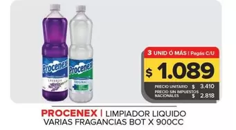 Procenex - Limpiador Liquido